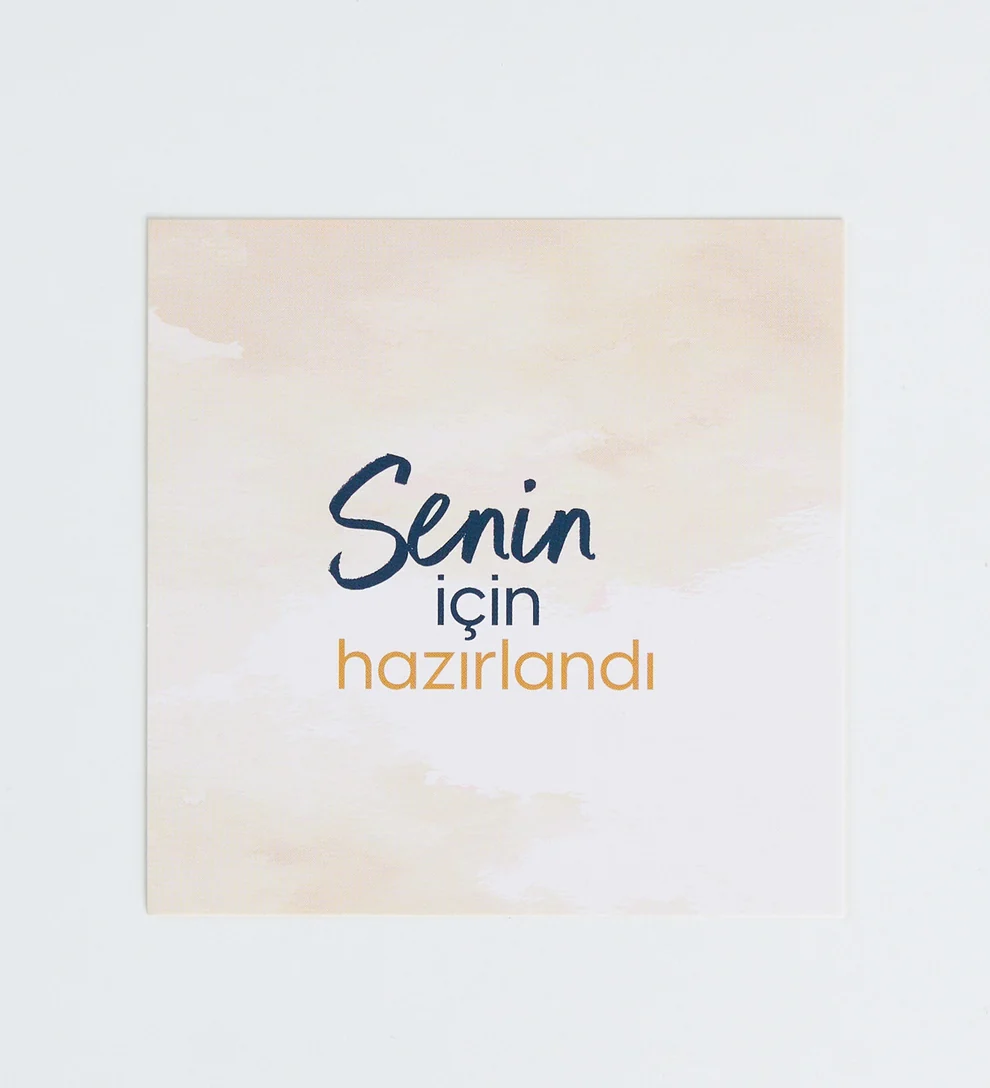 Senin için hazırlandı pankart