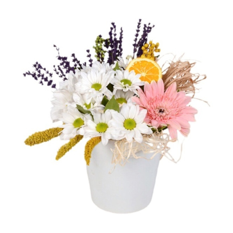 Papatya & Gerbera Seramikli
