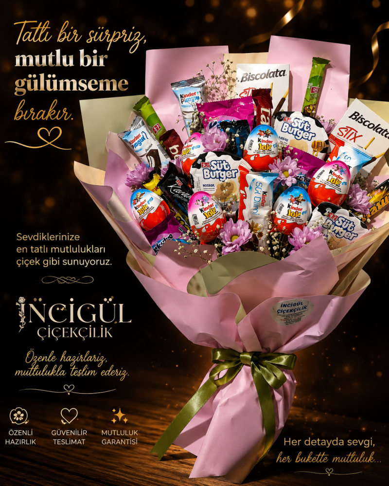 Premium buket Vip Çikolata Buketi