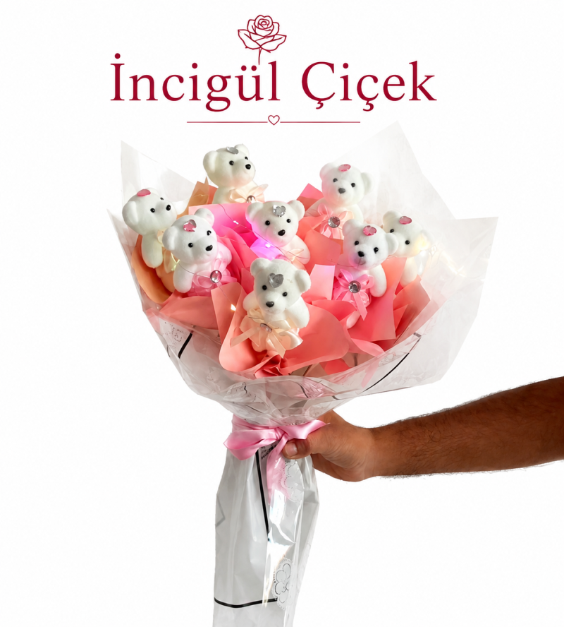 Işıklı Ayıcık Buketi
